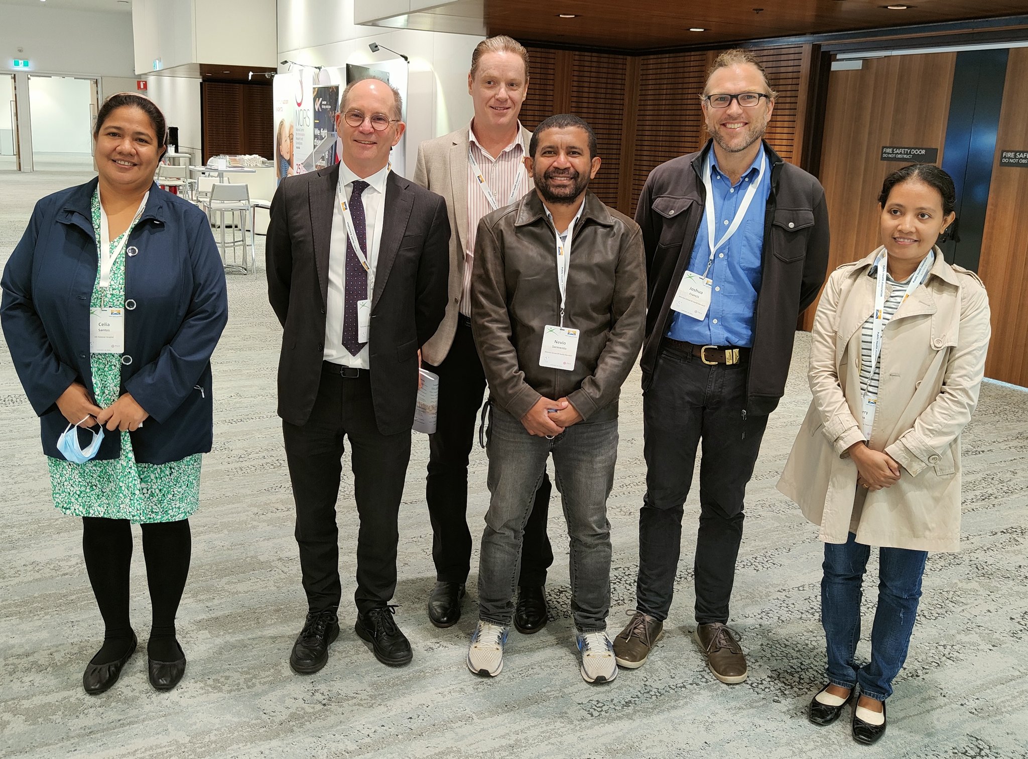 Colleagues from TL featured with Menzies team and Prof Paul Kelly